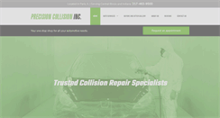 Desktop Screenshot of precisioncollisionparis.com